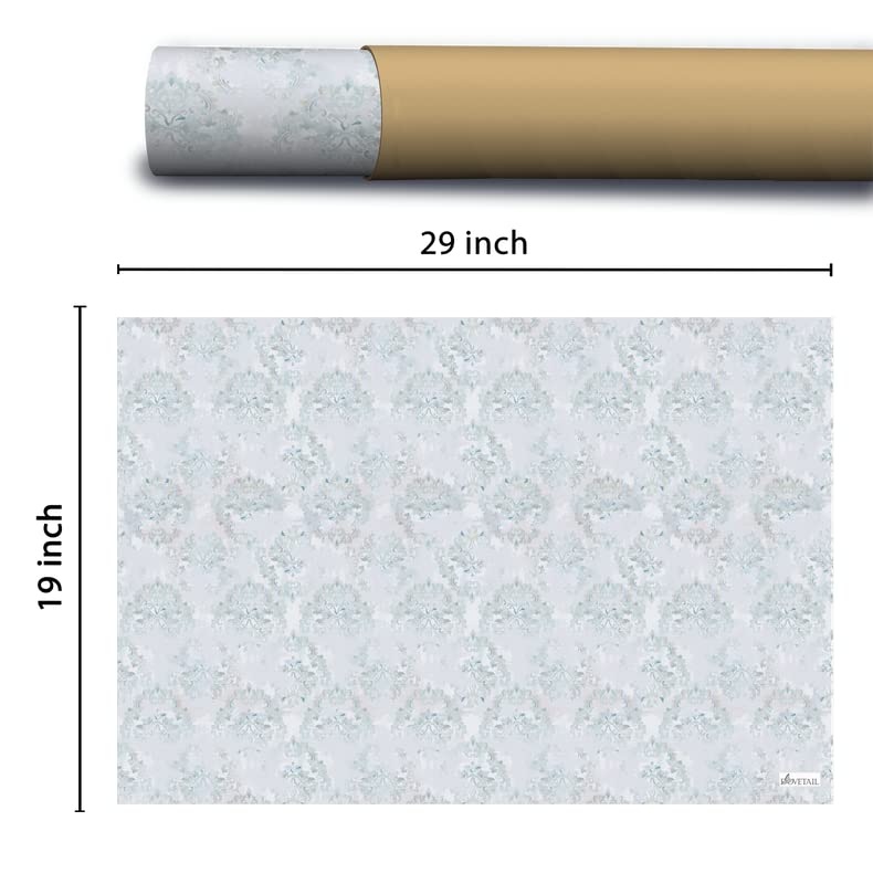 Dovetail Vintage Motif Gift Wrapping Paper Sheet Pack of 4 - Image 3