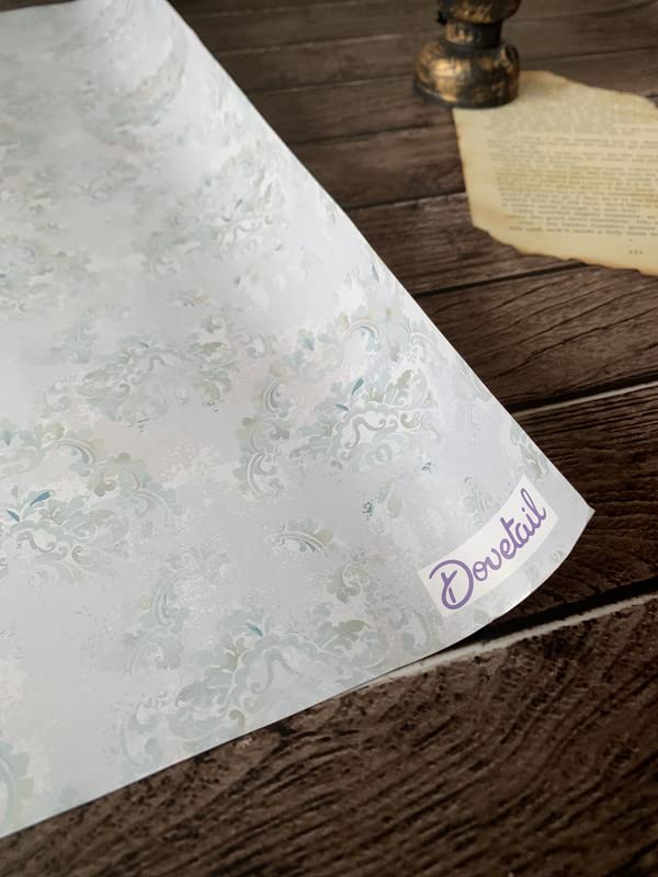 Dovetail Vintage Motif Gift Wrapping Paper Sheet Pack of 4 - Image 5