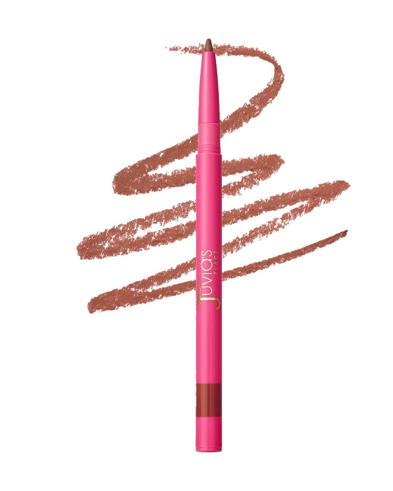 Juvia's Place Coffee Shop Luxe Lip Liner: Coffee Bean - Colorstay Matte Finish Lip Pencil, Makeup for Natural Long Lasting Beauty and Sensational Wear, Lip Stain Kiss Proof Cometics - Image 1