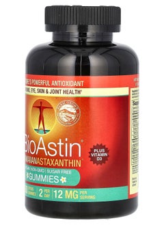 Nutrex Hawaii BioAstin Hawaiian Astaxanthin Gummies Citrus 12 mg 60 Gummies (6 mg per Gummy)  - Image 2