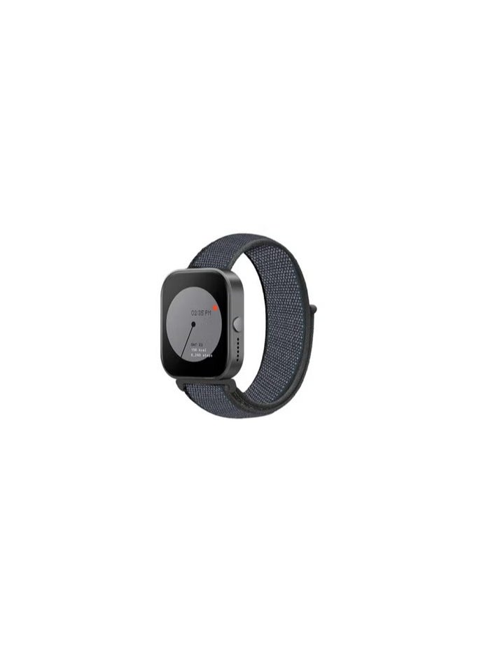 CATANES - (for Nothing Watch Pro 22mm) Nylon Strap,Quick Release Bands for Women Men Sport Wristband Strap Dark Blue/Black - Image 1