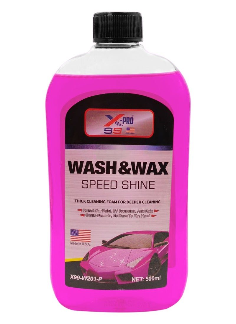 X Pro 99 X-pro 99 Wash & Wax 500ml Superior Car Care with Advanced Formula X99-W201-P  - Image 2