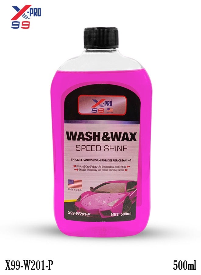 X Pro 99 X-pro 99 Wash & Wax 500ml Superior Car Care with Advanced Formula X99-W201-P  - Image 1