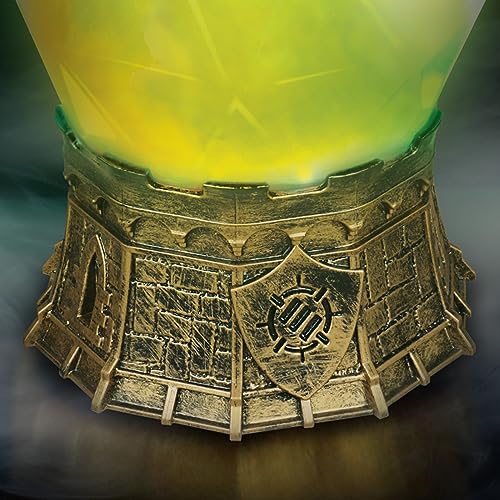 ENHANCE Gaming Sorcerer's Potion Light with Swirling Mystical Brew - Potion Bottle Mood Light Prop for Tabletop Game Immersion, Playroom, Desk Decor - Soft Glowing Whirling Goblet (Green Elixir) - Image 4
