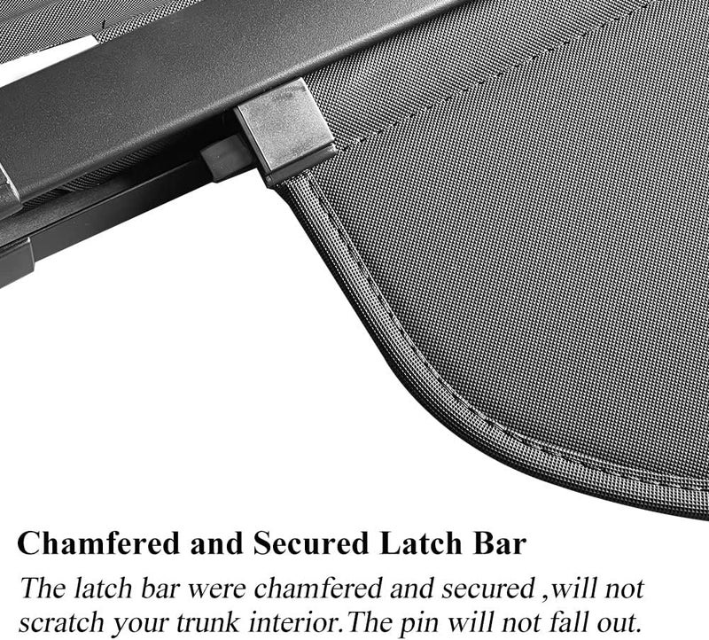 Vesul Black Cargo Cover Mat for Jeep Cherokee 2019-2020 - Image 3