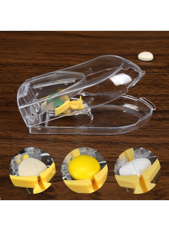 One week medicine box (before bedtime in the morning, afternoon, and evening), portable travel medicine box, 7-day capacity, large compartment design, suitable for vitamins, medicines, fish oil, health products, etc. (with a cutting tool as a gift), storage box for family and friends - Image 2