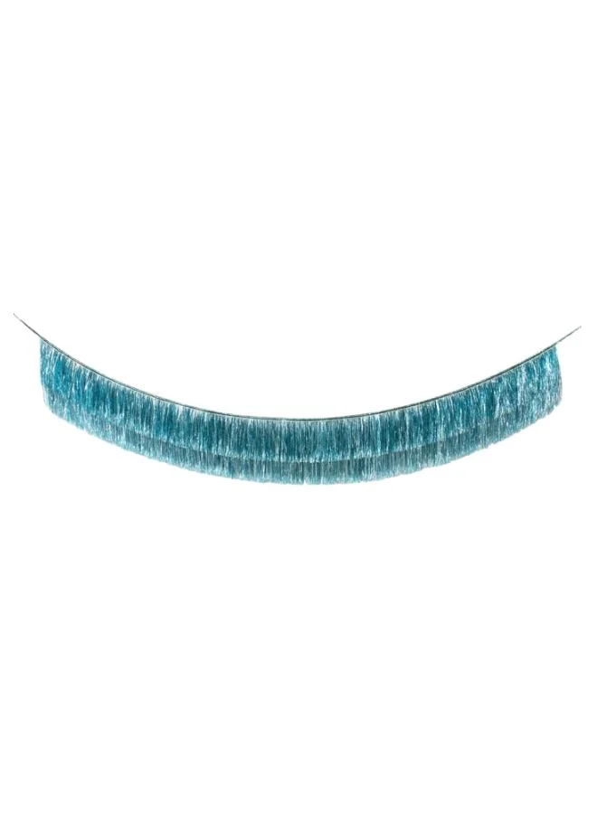 Meri Meri Blue Tinsel Fringe Garland