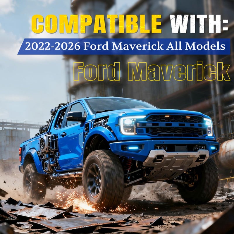 ARANA Tailgate Assist Shock for Ford Maverick, 2022-2026 Maverick Truck Tailgate Soft Open Accessories, Tail Gate Mods Damper Kit Fits Ford Maverick Hybrid XL XLT LARIAT(All Tools Provided) - Image 2