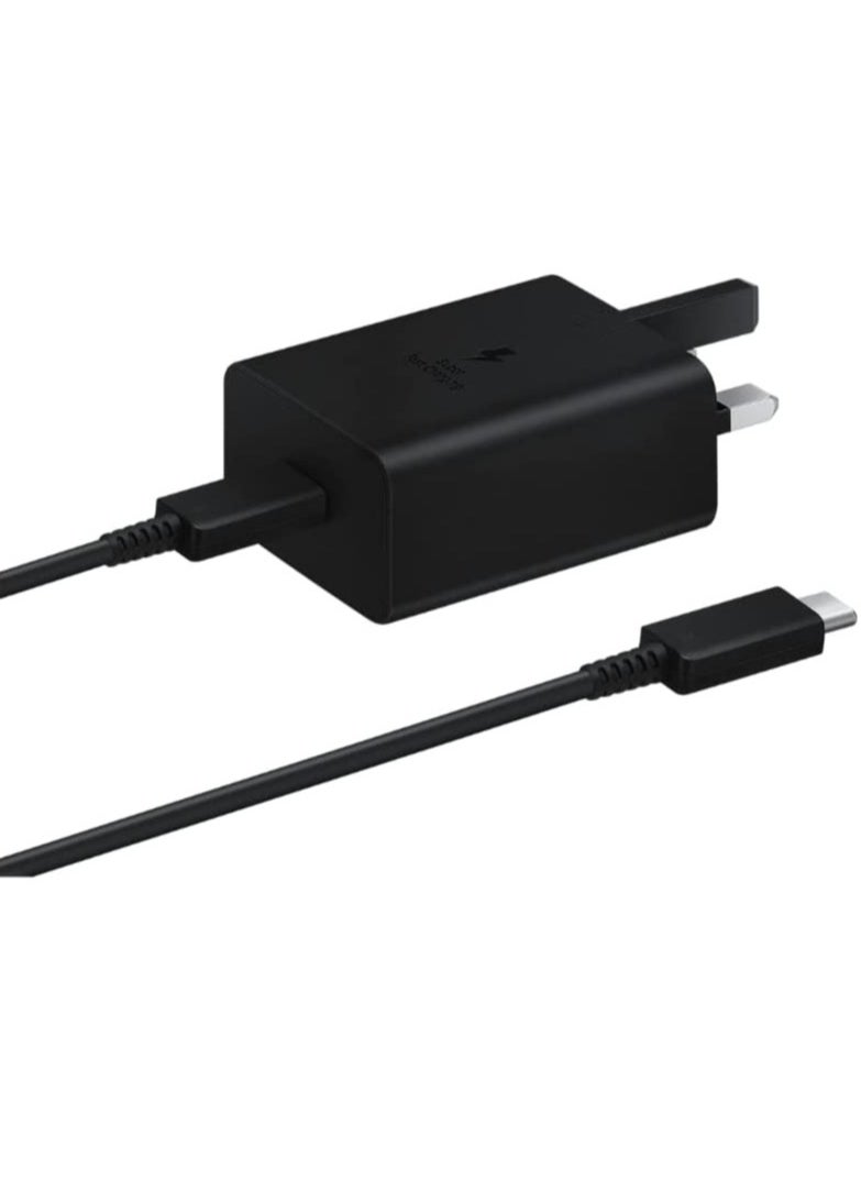 BGM 45W PD Fast Charge Travel Adapter with USB-C to USB-C Cable Black  - Image 1