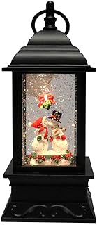 RAZ Imports RAZ Imports 2022 Holiday Water Lanterns 9.5" Kissing Snowmen Lighted Water Lantern - Image 1