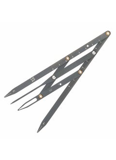 Salmue Eyebrow Ruler with Golden Ratio, Stainless Steel Tattoo Eyebrow Measuring Ruler Eyebrow Caliper, Flexible Semi Permanent Eyebrow Tattoo Designing Shaping Tools  - Image 5