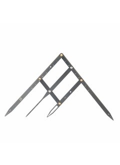 Salmue Eyebrow Ruler with Golden Ratio, Stainless Steel Tattoo Eyebrow Measuring Ruler Eyebrow Caliper, Flexible Semi Permanent Eyebrow Tattoo Designing Shaping Tools  - Image 1