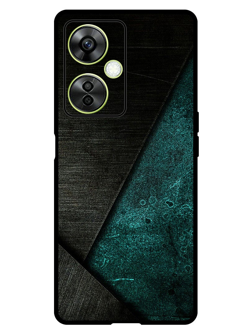Theodor Protective Case Anti Scratch Shock Proof Bumper Cover For OnePlus Nord CE 3 Lite Black Dark Green Pattern - Image 1