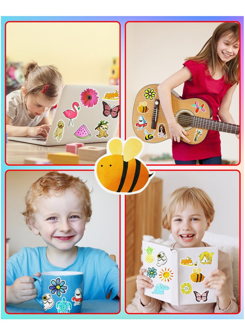 Generic - 200Pcs Water Bottle Stickers for Kids, Cute Stickers for Water Bottles, Vinyl Waterproof Stickers Aesthetic Laptop Sticker Pack Classroom Prizes Skateboard Stickers for Kids Teens Girls Students - Image 1