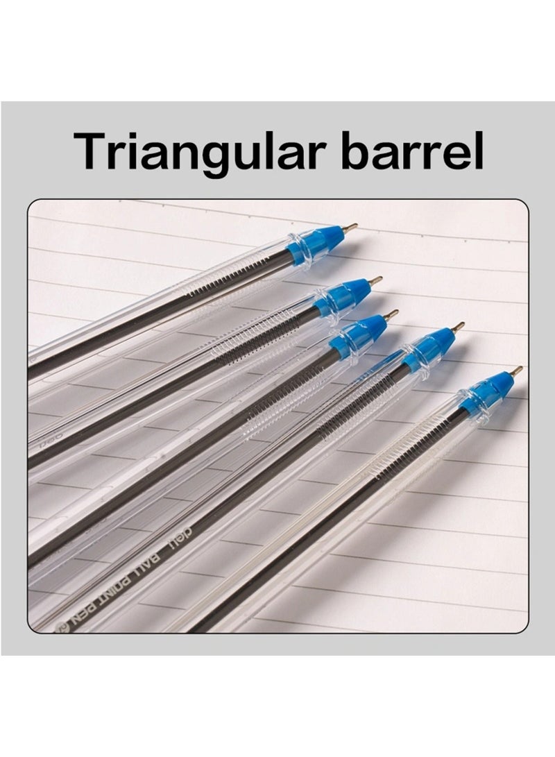 Deli 50-Piece Q99 Ballpoint Pen With 0.7mm Mini Tip Blue Ink - Image 4