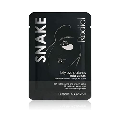 Rodial Snake Jelly Eye Patches 1 Sachet Rejuvenate and Firm AntiPuffiness Formula for Under Eyes Firming and Smoothing Effect Botanical Extracts for Improving Skin Elasticity - Image 2