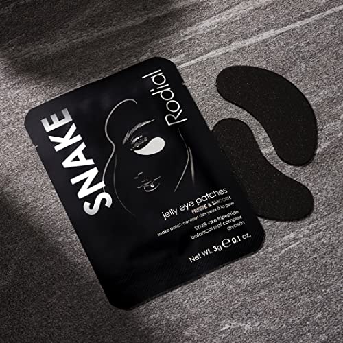Rodial Snake Jelly Eye Patches 1 Sachet Rejuvenate and Firm AntiPuffiness Formula for Under Eyes Firming and Smoothing Effect Botanical Extracts for Improving Skin Elasticity - Image 5