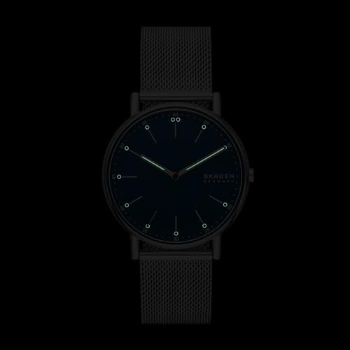 Skagen Men's Signatur Three-Hand Silver Stainless Steel Mesh Band Watch (Model: SKW6904) - Image 5