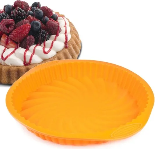 Alsepeteavm Silicone Tart Pan Orange