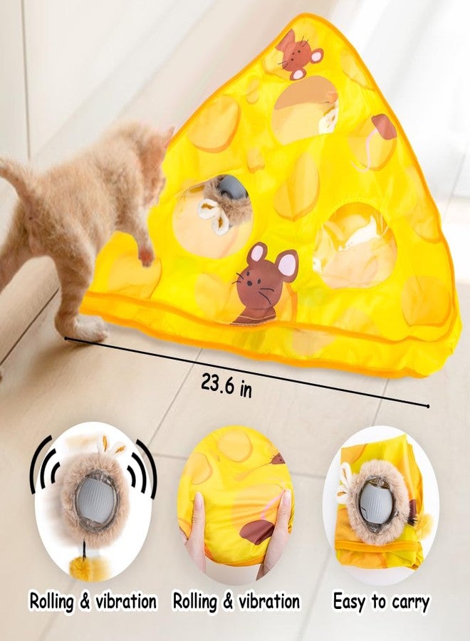 AWOOF Interactive Cat Toys for Indoor Cats,Automatic Motion Activated Moving Ball Hide and Seek Game,Cat Hunting Toy Exercise Kicker for Indoor Kitten - Image 4