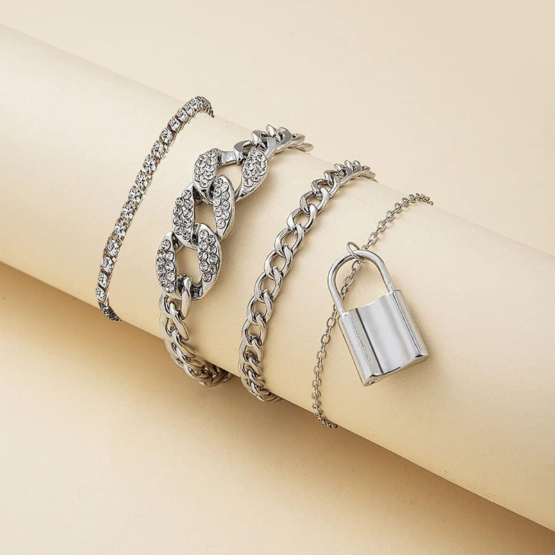 yfstyle Butterfly Ankle Bracelet for Women Rhinestone Anklets Bulk Adjustable Layered Beach Ankle Bracelet Braided Chain Anklet Charm Ankle Bracelet Jewerly Gift - Image 3