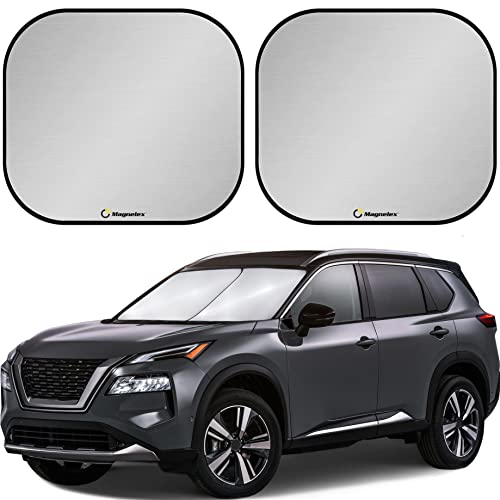 Magnelex Windshield Sun Shade - Reflective Fabric Blocks Sun and Keeps Your Vehicle Cool, Foldable Sun Shield for Car (Universal Fit) - Image 1