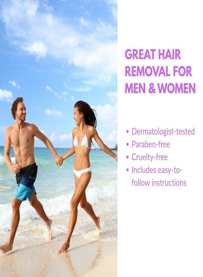 GROEI Facial Hair Removal Cream for Women, Body Hair Removal Cream with Spatula Applicator, Painless Gentle Depilatory Cream for All Skin Types - Image 4