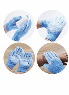 SYOSI 5 Pairs Exfoliating Gloves Premium Scrub Wash Mitt for Shower Spa Massage and Body Scrubs Spa Exfoliation Accessories For Men and Women  - Image 5