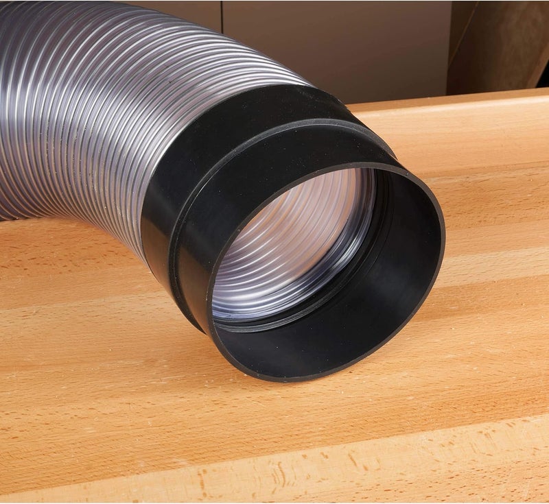 WOODRIVER Dust Connection 6 Flexible Hose End Cuff Fitting for Dust Collection System - Image 2
