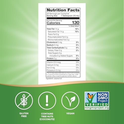Nature's Way Liquid Coconut Oil, Superior Flavor and Aroma, Hexane Free, Stays Liquid, Non-GMO Project Verified, 10 Fl Oz (Packaging May Vary) - Image 3