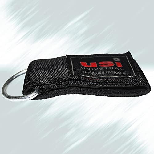 USI UNIVERSAL The Unbeatable 7006 Nylon Ankle Cuff, Nylon Webbing, Soft Neoprene Lining, Hook & Loop Closure, Ankle Cuff to Enhance Legs, Abs & Glutes for Men & Women (Black, Pack of 1 Pc) - Image 3