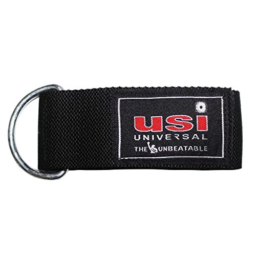 USI UNIVERSAL The Unbeatable 7006 Nylon Ankle Cuff, Nylon Webbing, Soft Neoprene Lining, Hook & Loop Closure, Ankle Cuff to Enhance Legs, Abs & Glutes for Men & Women (Black, Pack of 1 Pc) - Image 2