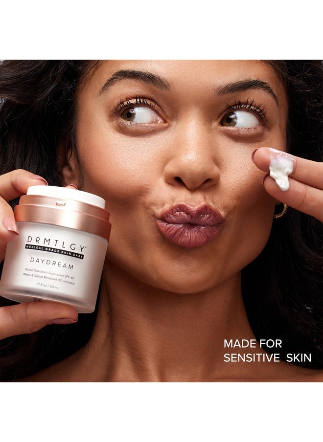 DRMTLGY Day Dream Sunscreen & Face Moisturizer With Spf 40 Face Sunscreen For Sensitive Skin Water & Sweatresistant With Uva/Uvb Protection  - Image 4