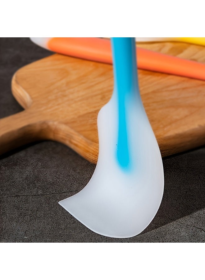 3pcs Silicone Spatula Set , Small Size with Semi-Transparent Handle, Buttercream Spreader, Cake Baking Smoother, Kitchen Cooking Tool,Suitable for Baking and Salad Mixing - Image 4
