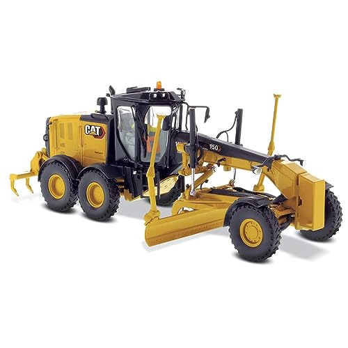 Diecast Masters 1:50 Scale Caterpillar 150 Motor Grader | High Line Series Cat Trucks & Construction Equipment Model 85667 - Image 1