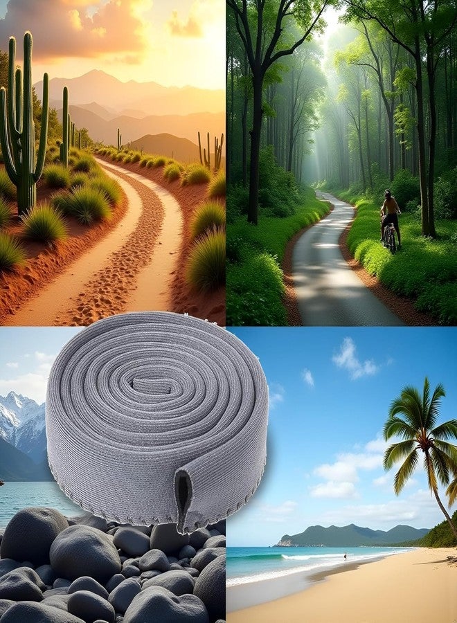 Cauaoa Grey Hydration Bladder Tube Sleeve,Water Bladder Tube Cover Hydration Sleeve Insulation Hose Cover,for Hiking Cycling Camping Outdoor Activities Running Water Bag Tube Thermal Hose Cover Accessories - Image 3