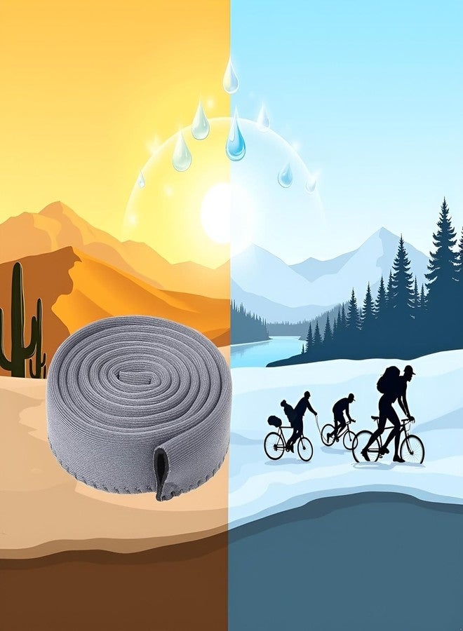 Cauaoa Grey Hydration Bladder Tube Sleeve,Water Bladder Tube Cover Hydration Sleeve Insulation Hose Cover,for Hiking Cycling Camping Outdoor Activities Running Water Bag Tube Thermal Hose Cover Accessories - Image 5