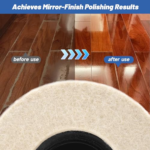 NuoDunco 10Pcs 4 Inch Nylon Fiber Flap Disc, 320 Grit Buffing Polishing Wheel for Angle Grinder, Scouring Pad Paint Stripper and Rust Remover - Image 5