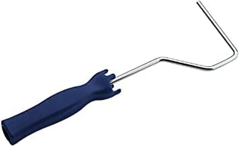 Wooster Brush R012-4 Mini-Kotter Roller Frame, 12 in L, 4 in, Plastic Threaded Grip Handle, Blue, Galvanized, 4-Inch, Blue - Image 2