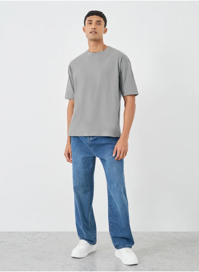 Styli Styli Graphic Print Round Neck T-Shirt