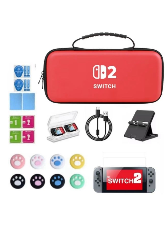 Neutral Nintendo Switch2 Protective Case Eva Handbag Switch2 Storage Bag Shockproof Portable Storage Case - Image 1