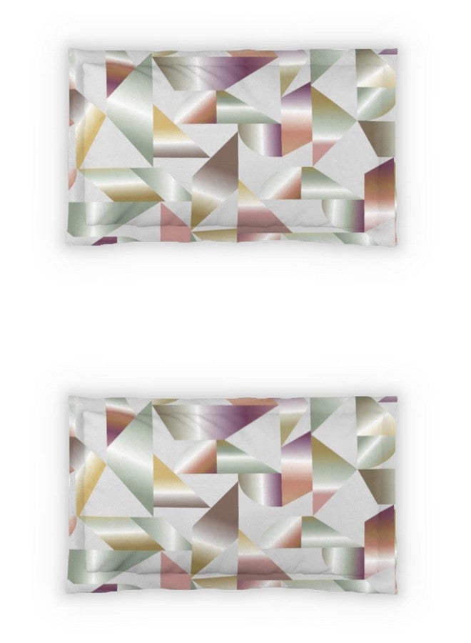 DDECOR Live beautiful DDECOR - Mirage Abstract 136TC Double Bed Sheet Set with Two Pillow Covers - Purple  - Image 4