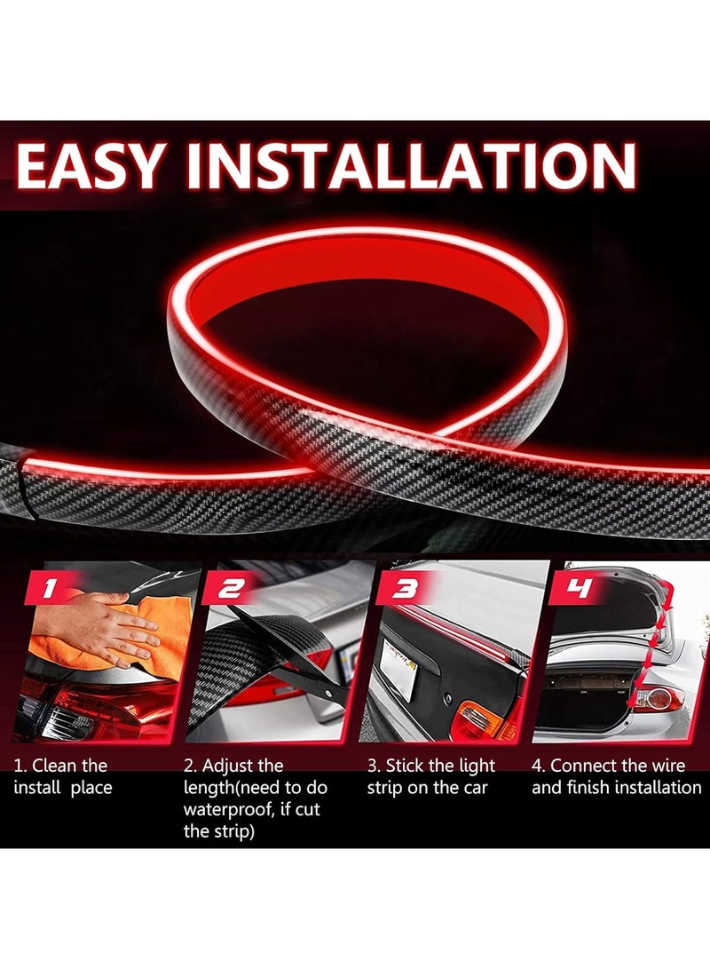 جناح خلفي LED - طقم شفة خلفي عالمي - متناسق السطوع - مرن ومتين - سهل التركيب - Image 3