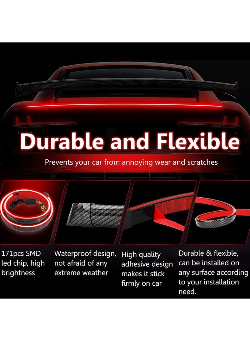 جناح خلفي LED - طقم شفة خلفي عالمي - متناسق السطوع - مرن ومتين - سهل التركيب - Image 5