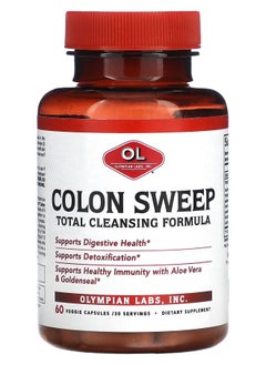 Olympian Labs Colon Sweep Total Cleansing Formula 60 Veggie Capsules 