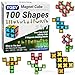 TOSY Magnet Cube 2x2 8 Blocks 2in1 Toy 2x2x2 Puzzle Cube and Customizable Infinity Cube Easter Basket Stuffers Gifts for KidsGrandkids Glowing with UV Flashlight SensorySTEM Toy - Image 3