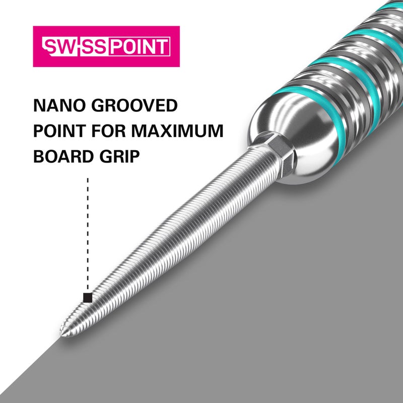 Target نقاط السهام TARGET سويسرية، نصائح السهام Nano Swiss Point (مجموعة 3 قطع من النصائح) 35MM، فضي | تغيير نقاط السهام، ملحقات السهام الاحترافية - Image 3