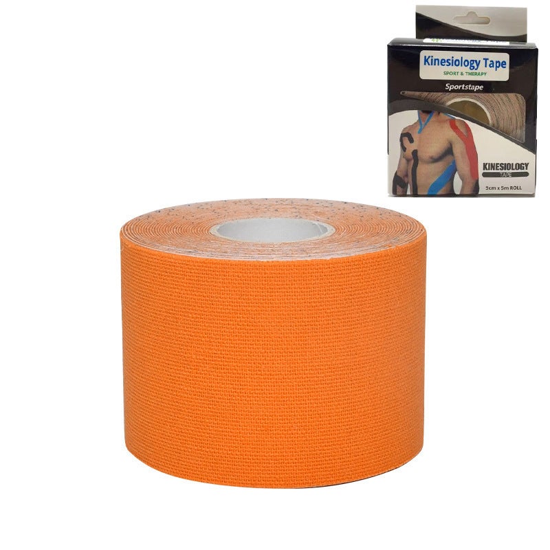 Generic Muscle Stickers Special Strap Bandage Achilles Tendon Muscle Sticker Self-adhesive Tape Muscle Internal Effect Sticker Basketball Badminton Orange