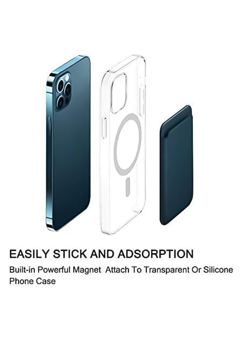 Generic MagSafe Card Holder (Falcon Magnetic Grip) with Built-in Power Magnet for iPhone 12/13/14/15 - Green  - Image 2