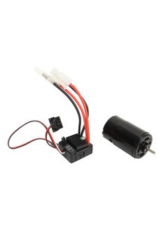 Thoraya Brushed Motor ESC Combo 550 Brushed Motor with 60A Brushed ESC for Tamiya Drag Head Tractor Truck 1/14 Off Road Climbing Car 1/10 12T  - Image 5